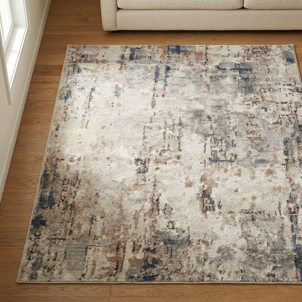 Tloom Addie Abstract Modern Machine Woven Area Rug
