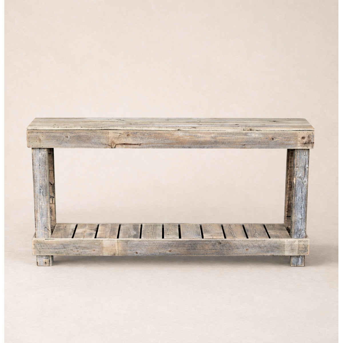 Console Table, 60 Inch, Natural Reclaimed Pine