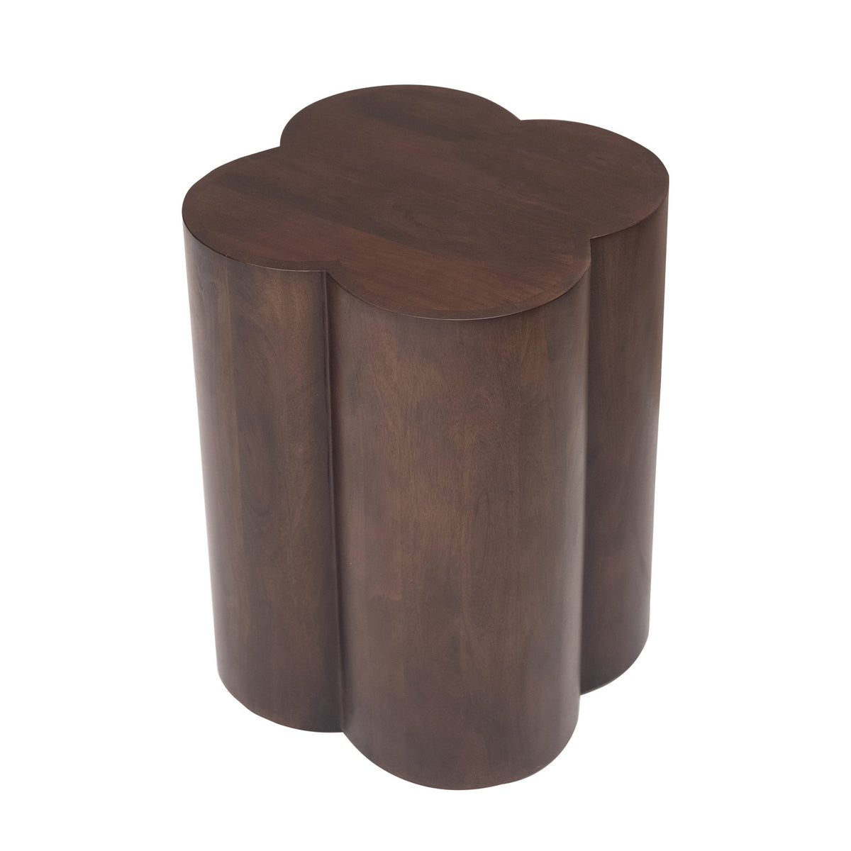 End Table, Solid Mango Wood in Brown