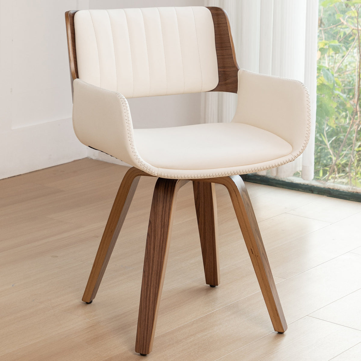 Kolvern Portelle Swivel Dining Armchair Pair