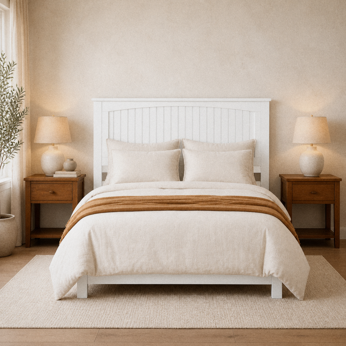 Grevane Locheport Solid Wood Headboard