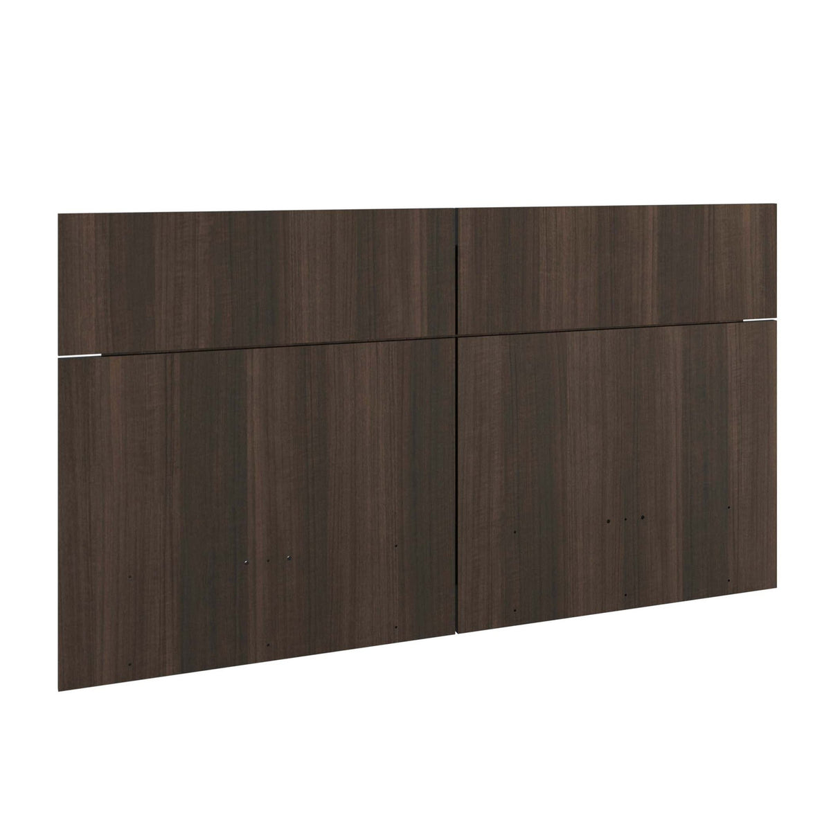 Panel Headboard, King Size in Walnut Finish