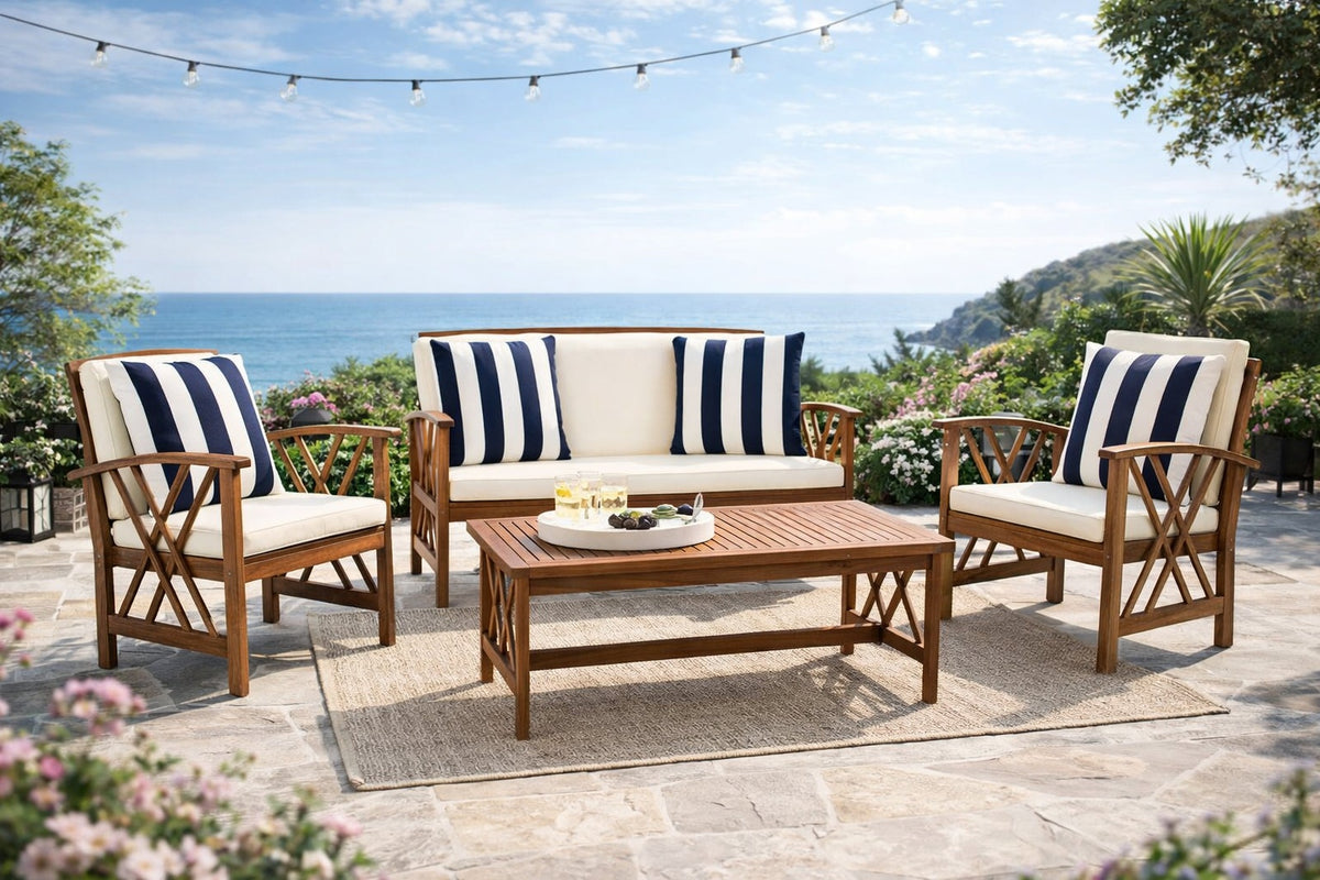 Wulfern Makra Acacia Conversation Set