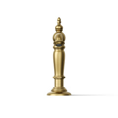 Kohler Artifacts Widespread Bathroom Faucet Spout with Drain Assembly in Vibrant Brushed Moderne Brass | product photo