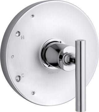 Purist Rite-Temp Valve Trim with Lever Handle in Polished Chrome