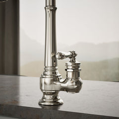 Artifacts Pull Down Bar Faucet in Vibrant Polished Nickel | product photo
