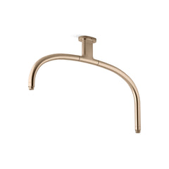Kohler Statement Iconic Dual Shower Arm in Vibrant Brushed Bronze | product photo
