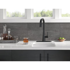 Monrovia Bar Faucet with Pull Down Sprayer in Matte Black | product photo