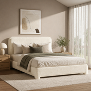 Grevane Vatersay Boucle Platform Bed