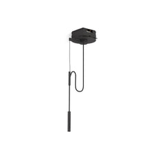 Kohler Purist Suspend Ceiling-Mount Kitchen Faucet Kit in Matte Black | product photo