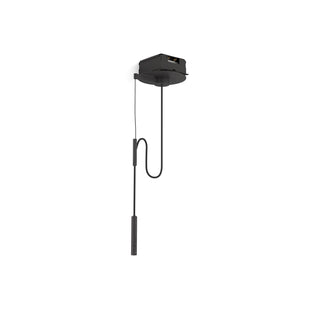 Purist Suspend Ceiling-Mount Kitchen Faucet Kit in Matte Black
