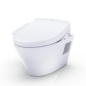 WASHLET®+ EP Wall-Hung Elongated Toilet and WASHLET S2 Bidet Seat and DuoFit® In-Wall 0.9 and 1.28 GPF Dual-Flush Tank System, Matte Silver - CWT4283346CMFG#MS in Cotton White