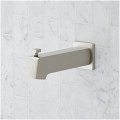 Sefina Pressure Balance Tub and Shower System, Brushed Nickel | product photo