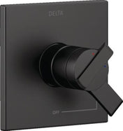 Ara 17 Series Valve Trim Kit, Shower Handle Trim Kit in Matte Black