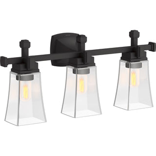 Riff 24.88 In. Three-Light Sconce in Matte Black