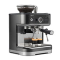 Side | Philips Barista Brew side view showing the steam wand and 450ml milk jug on the drip tray