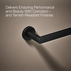Kohler Composed Wall Mounted Towel Bar in Matte Black | product photo
