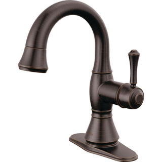Cassidy Single Hole Pull Out Sprayer Bathroom Faucet, Single Handle Bathroom Sink Faucet in Bronze