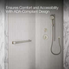 Kohler Components Grab Bar in Vibrant Brushed Nickel | product photo