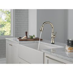 Cassidy Touchless Kitchen Faucet with Touch Technology in Lumicoat  Polished Nickel | product photo