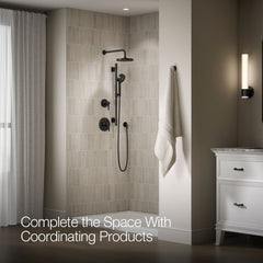 Kohler Awaken Tub & Shower Faucet in Matte Black | product photo