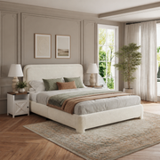 Grevane Vatersay Boucle Platform Bed