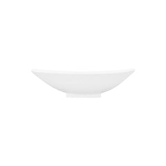25" Violette Matte Finish Resin Vessel Sink in White | product photo