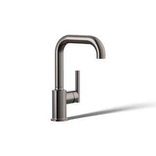 Purist Bar Faucet with Accessories in Titanium