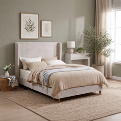 Grevane Soay Wingback Platform Bed