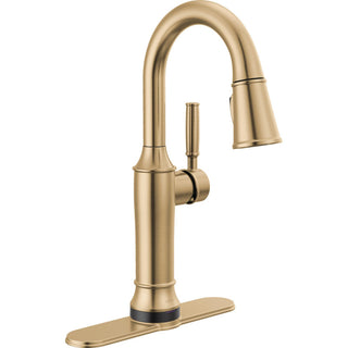 Renaldi Touch2O Bar / Prep Faucet with Touchless Technology in Lumicoat Champagne Bronze