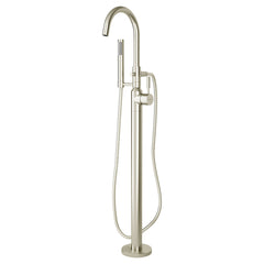 Cadet 1 Handle Freestanding Tub Filler with Diverter in Satin Nickel | product photo