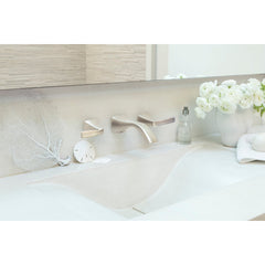 Voss Wall Mounted Bathroom Faucet Trim Kit in Brushed Nickel | product photo