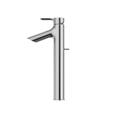 TLS01307U#CP LB Series 1.2 GPM Single Handle Bathroom Faucet for Vessel Sink with Drain Assembly, Polished Chrome | product photo