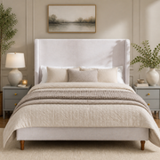Grevane Soay Wingback Platform Bed