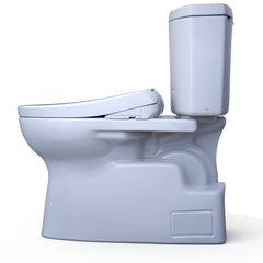 WASHLET 1.28 GPF Elongated Floor Mounted Two-Piece Toilet (S7 Bidet Seat Included) in Cotton | product photo