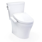 WASHLET®+ Aquia IV® Arc Two-Piece Elongated Dual Flush 1.28 and 0.9 GPF Toilet with S2 Bidet Seat, Cotton White - MW4483346CEMFGN#01