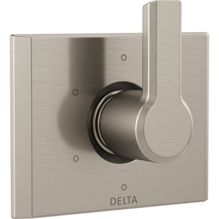 Pivotal 6-Setting 3-Port Diverter Trim in Lumicoat Stainless