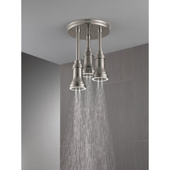 Pendant Full Rain Shower Head H2Okinetic® in Stainless Steel | product photo
