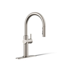 Kohler Crue Touchless Pull-Down Kitchen Sink Faucet with Voice Activation and Three-Function Sprayhead | product photo