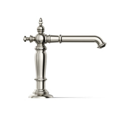 Kohler Artifacts Widespread Bathroom Faucet Spout with Drain Assembly in Vibrant Polished Nickel | product photo