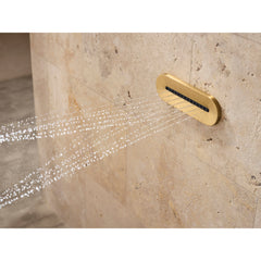 Kohler Statement Oblong Vichy 2.5 Gpm Body Spray in Vibrant Brushed Moderne Brass | product photo
