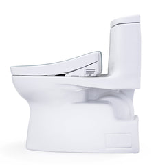 WASHLET+® Carlyle® II One-Piece Elongated 1.28 GPF Toilet and WASHLET+® S2 Bidet Seat, Cotton White - MW6143346CEFG#01 | product photo