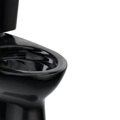 Drake® Two-Piece Elongated 1.28 GPF TORNADO FLUSH® Toilet in Ebony | detail photo