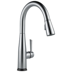 Essa Single Handle Kitchen Faucet in Arctic Stainless | product photo