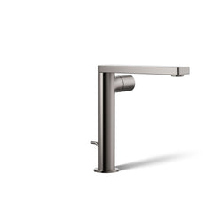 Single-Handle Bathroom Faucet with Drain Assembly in Vibrant Titanium | product photo