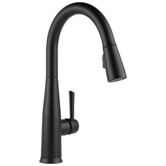 Essa Voice Activated Touchless Kitchen Faucet with Touch Technology, Black Smart Kitchen Sink Faucet with Pull Down Sprayer, Matte Black | product photo