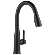 Essa Voice Activated Touchless Kitchen Faucet with Touch Technology, Black Smart Kitchen Sink Faucet with Pull Down Sprayer, Matte Black