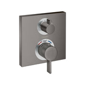Ecostat Thermostatic Shower Faucet Trim in Brushed Black Chrome