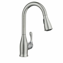 Kaden Single-Handle Pull-Down Sprayer Kitchen Faucet with Reflex and Power Clean in Spot Resist Stainless in Stainless Steel | product photo