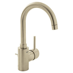 Concetto™ Single Hole Bathroom Faucet with Drain Assembly in Brushed Nickel | product photo